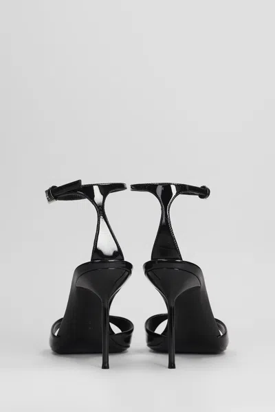 Paris Texas Lidia Sandal 90 Sandals In Black Patent Leather