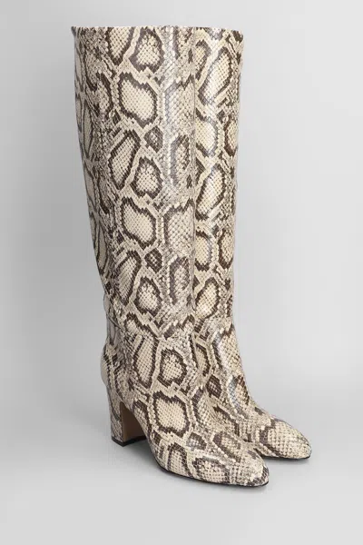 Paris Texas Lavinia Boot 75 High Heels Boots In Python Print Leather