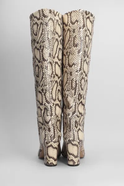 Paris Texas Lavinia Boot 75 High Heels Boots In Python Print Leather