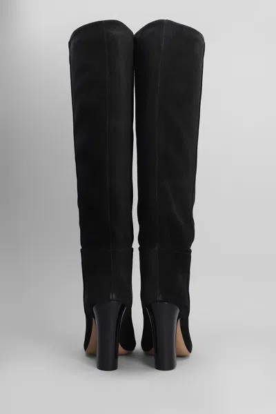Paris Texas Lavinia Boot 100 High Heels Boots In Black Suede