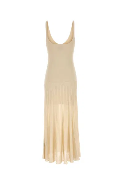 Isabel Marant Sand Stretch Cotton Blend Velma Dress In Neutral