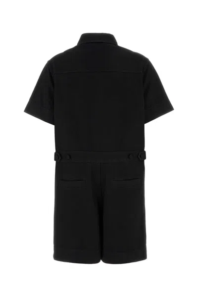 Gucci Denim Jumpsuit With Horsebit