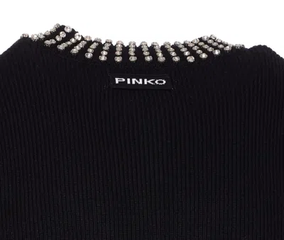 Pinko Spezzino Cardigan Blend Ws In Black
