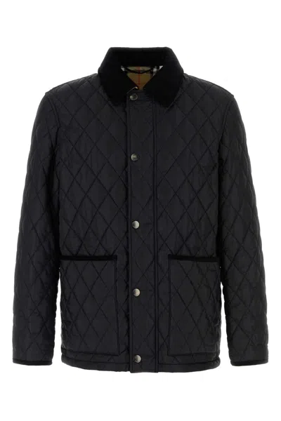 Burberry Haddington Quilted And Padded Jacket In Black