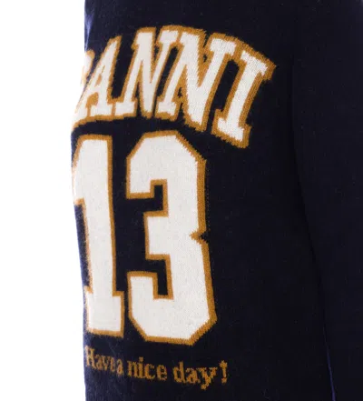 Ganni Graphic Wool Mix Sweater