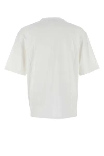 Dsquared2 Mens White Embossed Text-print Loose-fit Cotton T-shirt Xl In White