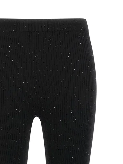 Pinko Black Wool-blend Trousers In Black