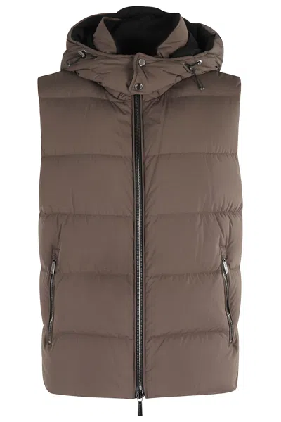 Moorer Fire Skt Vest In Brown