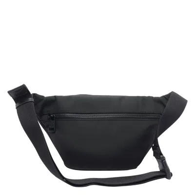 Moncler Belt Bag With 2 Pockets And Zip In Black