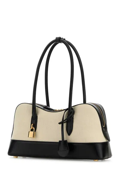 Stella Mccartney Sand Canvas Ryder Shoulder Bag