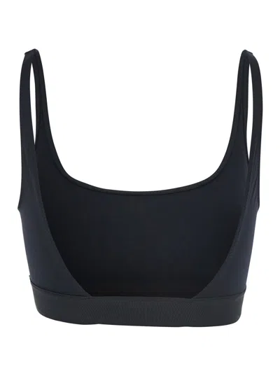 Tom Ford Logo Underband Bralette Bra In Blue