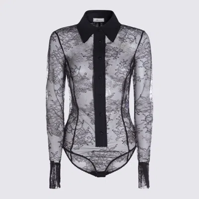 Blumarine Black Lace Bodysuit