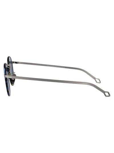 Giorgio Armani Matte Gunmetal Metal Sunglasses