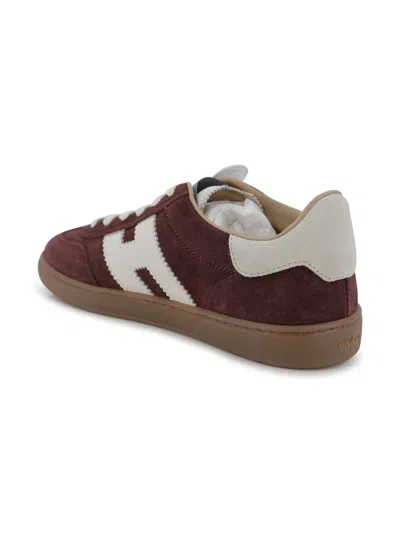 Hogan Low-top Suede Sneakers With Contrasting Stripe