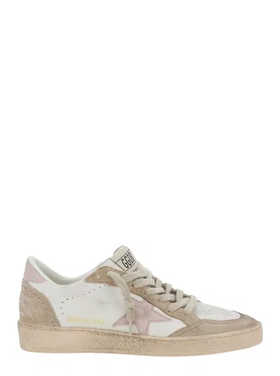 Golden Goose Ballstar Nappa Upper Suede Toe And Spur Leather Star And Heel