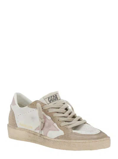 Golden Goose Ballstar Nappa Upper Suede Toe And Spur Leather Star And Heel