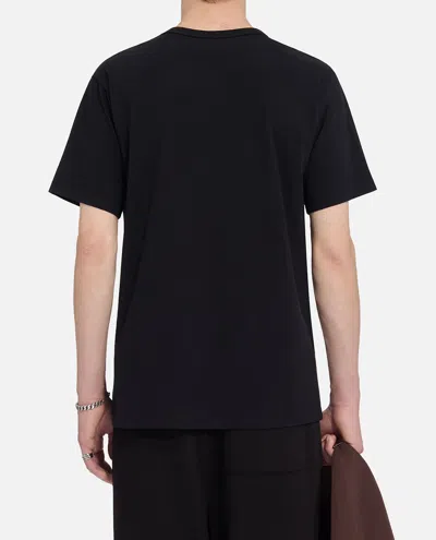 Mm6 Maison Margiela Numeric Signature Mm6 T-shirt Black In Black