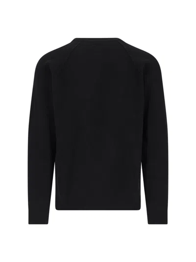 C.p. Company C.p.company Wool Crewneck Sweater In Black