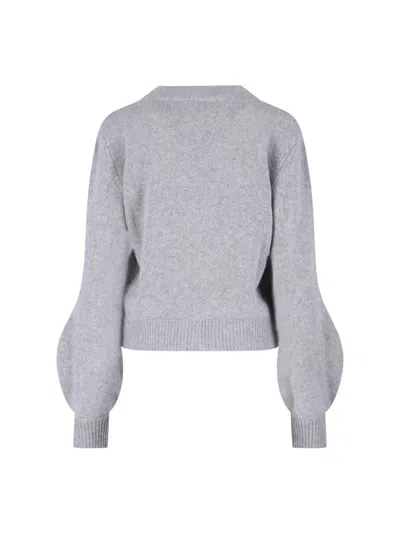 Marni Cashmere Cardigan With Patch In Gray