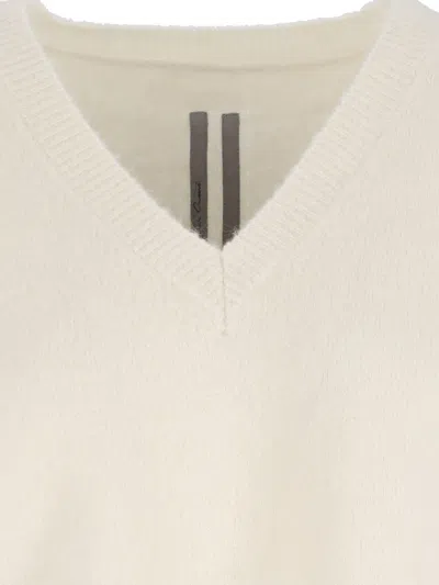Rick Owens Cashmere Sweater In Neutral