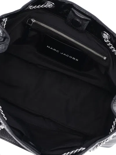 Marc Jacobs The Small Black Leather Chain Sack Bag