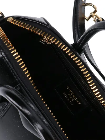 Givenchy Mini Elegant Leather Handbag In Black