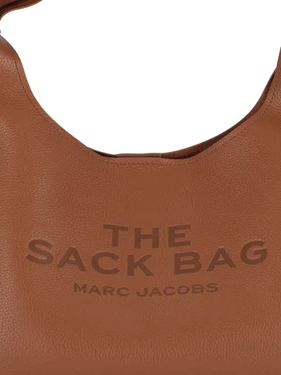 Marc Jacobs The Mini Sack Leather Handbag In Brown