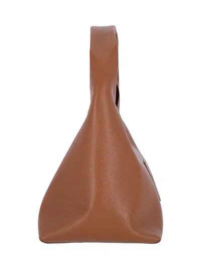 Marc Jacobs The Mini Sack Leather Handbag In Brown