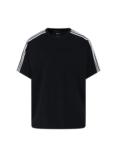 Y-3 Logo T-shirt In Black