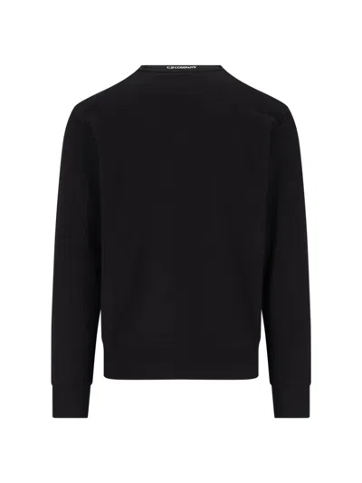 C.p. Company Cp Company Diagonal Raised Fleece Crew Neck Lens Sweatshirt
