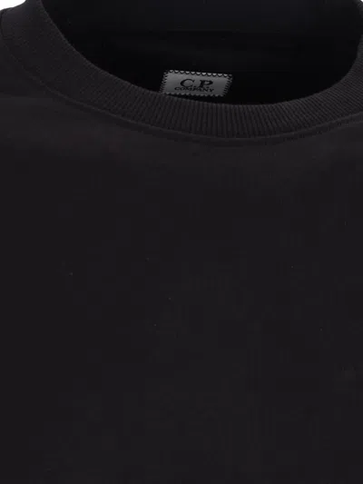 C.p. Company Cp Company Diagonal Raised Fleece Crew Neck Lens Sweatshirt