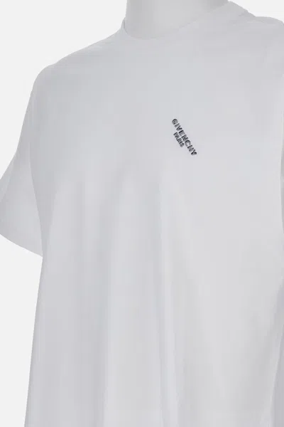 Givenchy Logo Print Regular Fit Cotton T-shirt In White