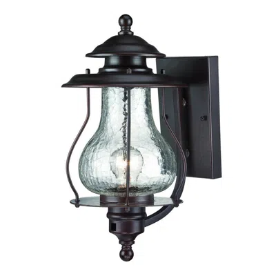 Hivvago Antique Bronze Oil Lantern Hanging Light