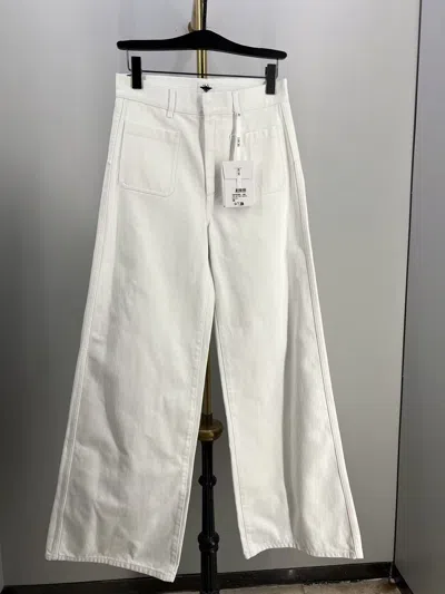 Dior Straight Jeans In White