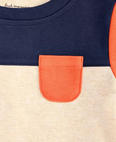 First Impressions Baby Boys Short-sleeve 3-24 Month Colorblock T-shirt, Exclusively At Macy's