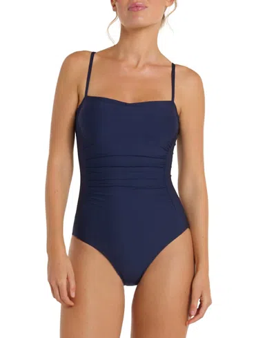 Hermoza Lupe One-piece Swimsuit In Blue