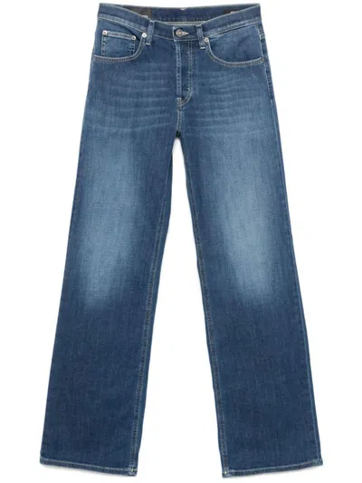 Dondup Fade-dyeing Patchwork Jeans Pants