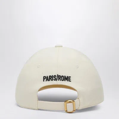 Valentino Garavani Chez  Garavani Ivory Baseball Cap