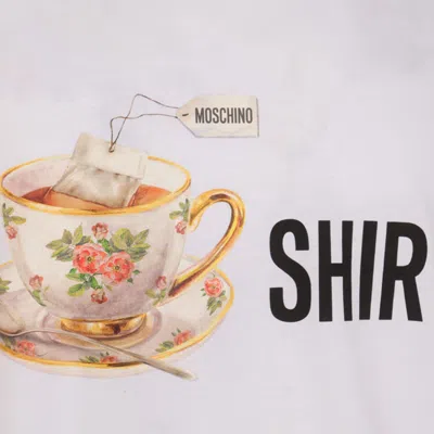 Moschino Crew Neck Graphic Print Short Sleeves