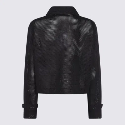 Max Mara Black Casual Jacket In Black