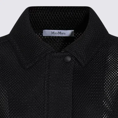 Max Mara Black Casual Jacket In Black