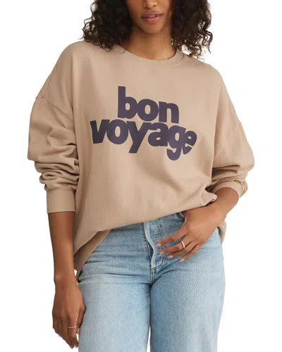 Z Supply Voyage Sunday Sweatshirt In Brown