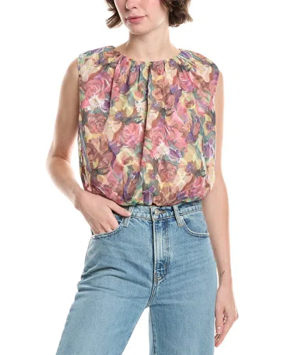 Endless Rose Floral Blouson Top In Multi