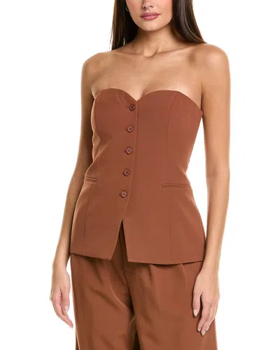 Astr The Label Milani Top In Burgundy