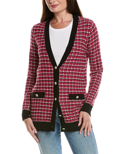 T Tahari Cardigan In Red