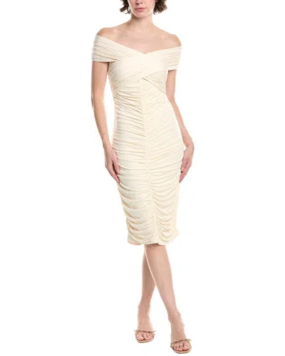 Endless Rose Knit Midi Dress In White
