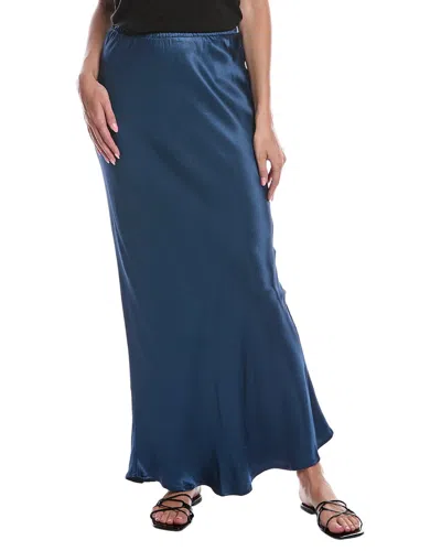 Nation Ltd Gaia Bias Cut Maxi Skirt In Blue
