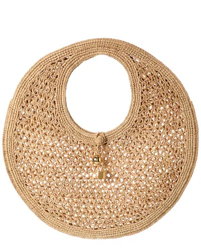 Jacquemus The Spiaggia Raffia Round Circle Bag