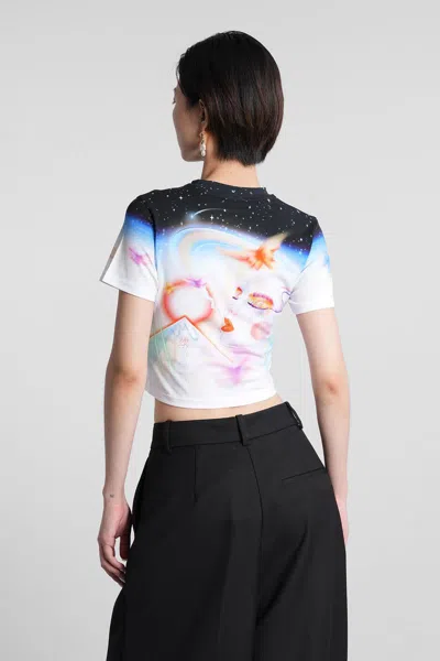 Casablanca Galactic Connection Crew Neck T-shirt In Multi