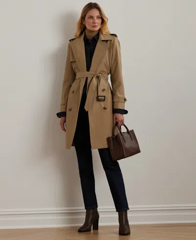Ralph Lauren Women's Belted Water-resistant Trench Coat